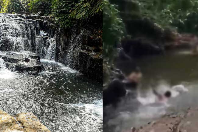 நீர்வீழ்ச்சியில் இருந்து சிறுமியின் சடலம் மீட்பு