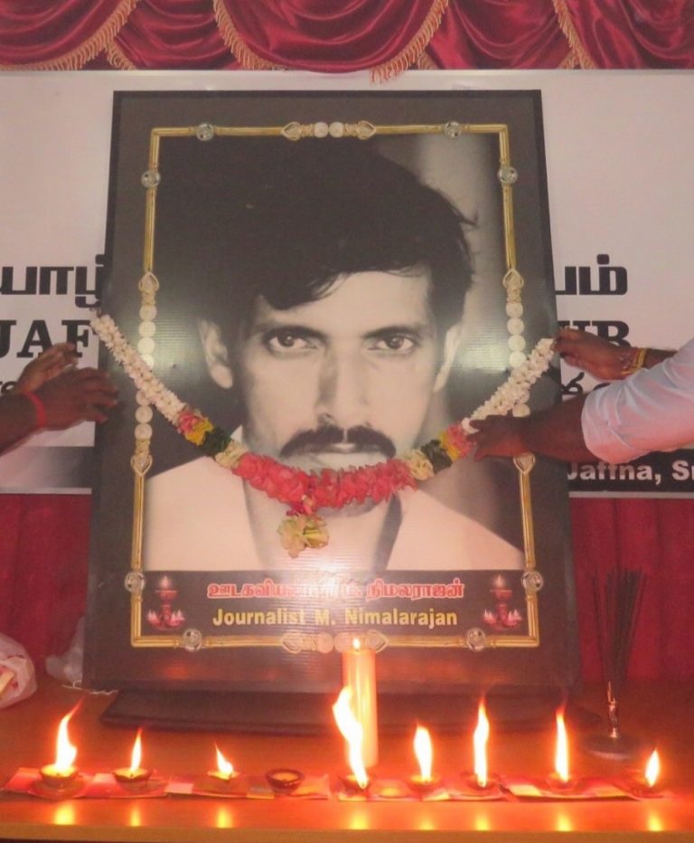 ஊடகவியலாளர் நிமலராஜன் கொலை – லண்டனில் சந்தேகநபர் கைது