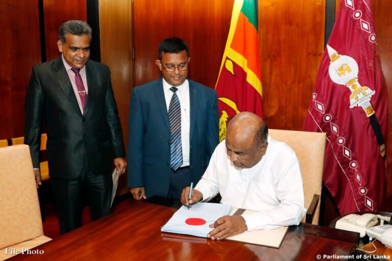 உண்ணாட்டரசிறை சட்டத்துக்கு சபாநாயகர் அங்கீகாரம்!