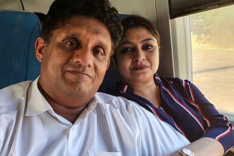 மனைவியின் அரசியல் செயற்பாடுகள் குறித்து வாய்திறக்கும் சஜித்