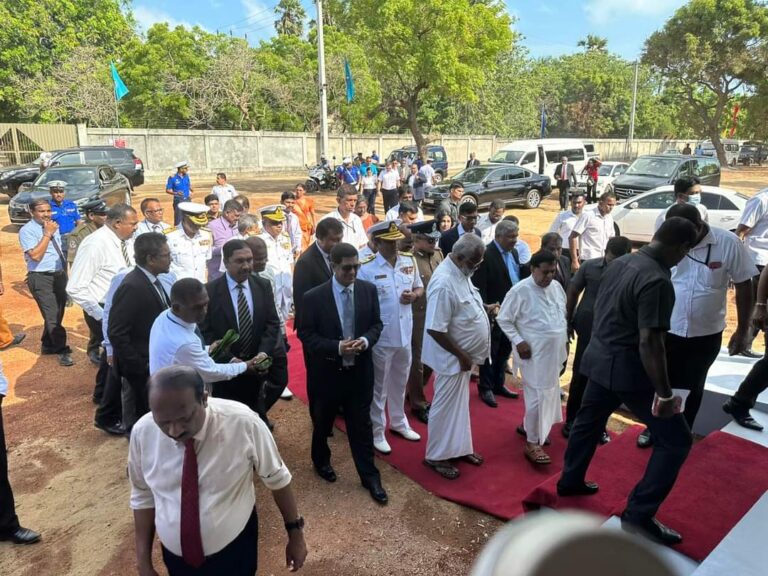 காங்கேசன் துறையில் கப்பல் பயணிகள் முனையம் திறப்பு