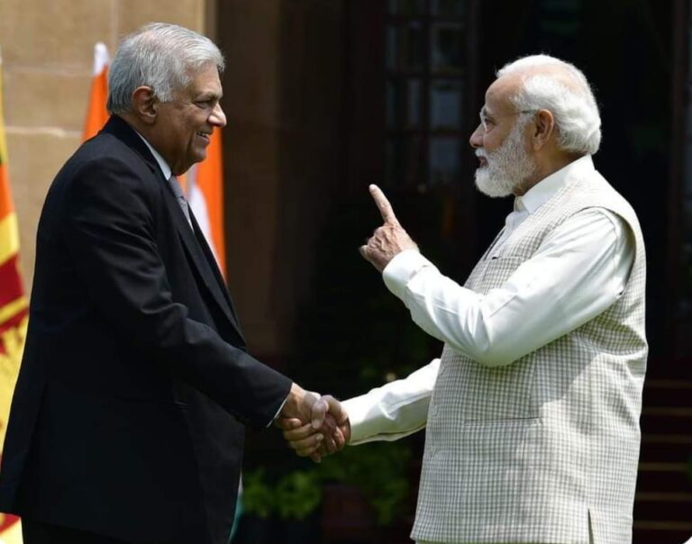 மோடி – ரணில் இடையே சந்திப்பு