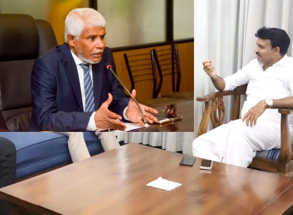 மீண்டும் அரச அதிகாரியை மிரட்டிய அமைச்சர் நசீருக்கு கிழக்கு ஆளுநர் உள்ளிட்ட எம்பிக்கள் தக்க பதிலடி!