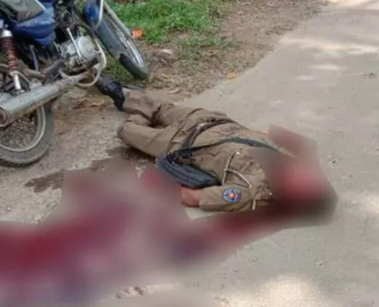 பிக்குவின் கத்திக் குத்துக்கு இலக்கான பொலிஸ் அதிகாரி வைத்தியசாலையில்