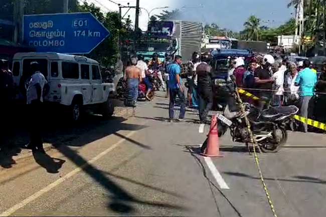 பெலியத்தயில் துப்பாக்கிச் சூடு ; ஐவர் பலி