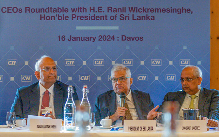 இலங்கையின் பொருளாதார நோக்கு தொடர்பாக இந்திய நிறுவனத் தலைவர்களுக்கு ஜனாதிபதி விளக்கினார்