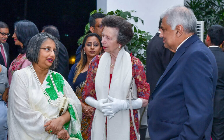 பிரித்தானிய இளவரசி ஆன், ஜனாதிபதியுடன் சந்திப்பு