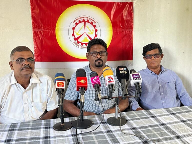 தமிழ் ஜனாதிபதி வேட்பாளர் விவகாரம் ; தேசிய மகாநாட்டில் அறிவிக்கவுள்ள ஈரோஸ் ஜனநாயக முன்னணி!