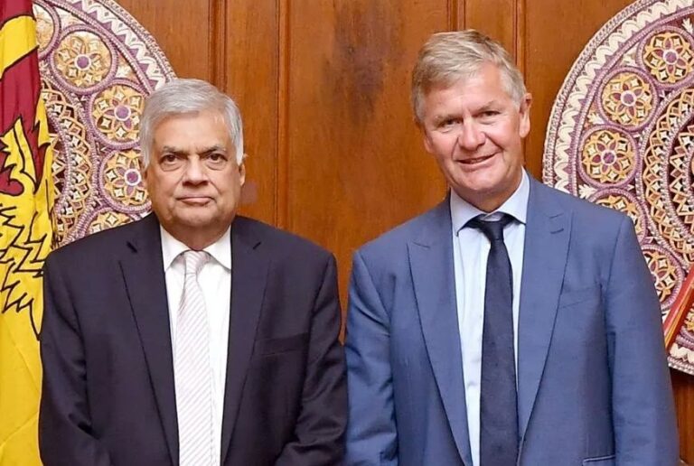நெருக்கடி தாக்கியவேளை தப்பியோடாதவர் ரணில் ; எரிக்சொல்ஹெய்ம் புகழாரம்!