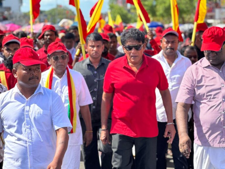 வடக்கு சென்று மே தின மேடையில் மனோ விடுத்த அறிவிப்பு