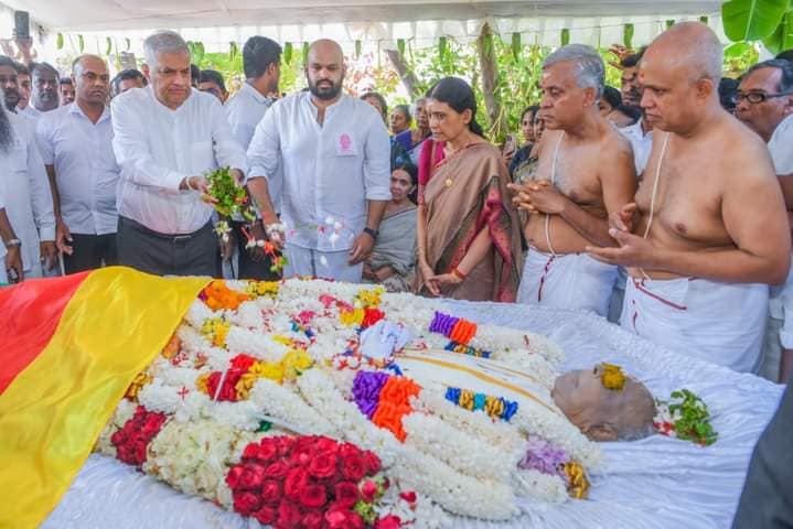 சம்பந்தனின் இறுதி அஞ்சலி நிகழ்வு – ஜனாதிபதி உட்பட பலர் பங்கேற்பு