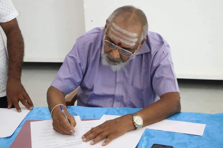 தமிழ் கட்சிகள், பொது அமைப்புகள் புரிந்துணர்வு ஒப்பந்தத்தில் கைச்சாத்து