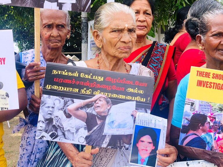 காணாமலாக்கப்பட்ட தமிழர்கள் குறித்து சர்வதேச சமூகம் பொறுப்புடன் செயற்படவில்லை என குற்றச்சாட்டு