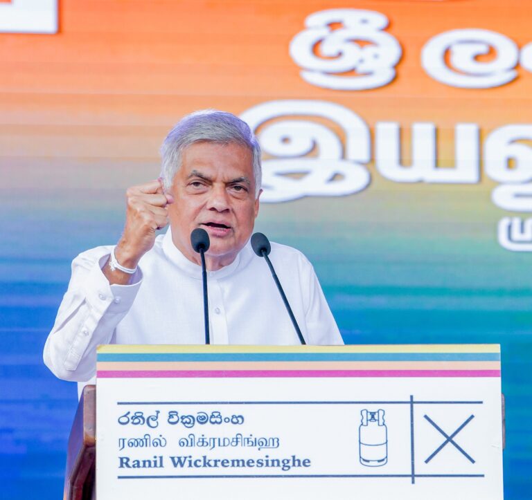 வரிசை யுகம் வேண்டுமா? நல்ல எதிர்காலம் வேண்டுமா? ரணில் கேள்வி