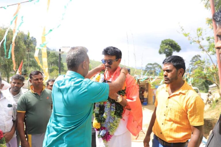 ரணிலுக்கு ஆதரவாக செந்தில் தொண்டமான் ஊவாவில் சூறாவளி பிரச்சாரம்