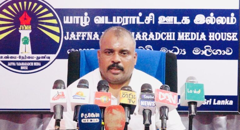 ஜே.வி.பி. குறித்து தமிழர்கள்  விழிப்பாக இருக்க வேண்டும் – வடமராட்சியில் கஜேந்திரன் தெரிவிப்பு