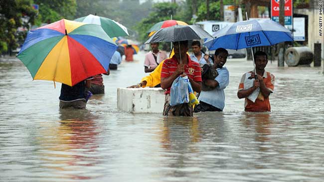 சீரற்ற காலநிலையால் ஒரு இலட்சத்துக்கும் மேற்பட்டோர் பாதிப்பு