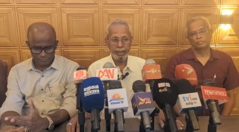 தமிழரசின் பேச்சாளராகத் தொடர்ந்தும் சுமந்திரன் – பதில் தலைவர் சி.வி.கே. அறிவிப்பு