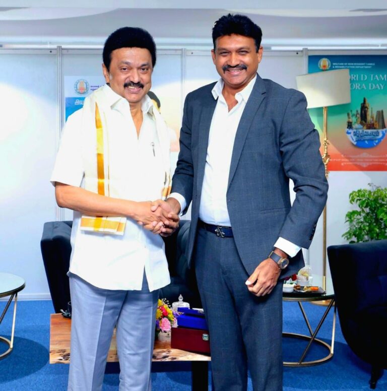 தமிழக முதல்வர் மு.க ஸ்டாலின் –  இ.தொ.கா தலைவர் செந்தில் தொண்டமான் இடையே சந்திப்பு