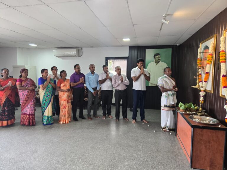 ஆறுமுகன் தொண்டமானின் 5வது ஆண்டு நினைவு முன்னிட்டு விசேட பூஜை