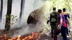 காட்டுத் தீயை கட்டுப்படுத்த இராணுவம் களத்தில்