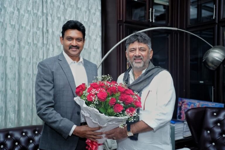 கர்நாடக துணை முதல்வருடன் செந்தில் தொண்டமான் சந்திப்பு