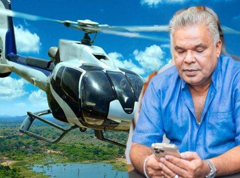 ஹெலிகாப்டர் கொள்வனவு செய்ய சிங்கப்பூர் சென்றுள்ள டட்லி