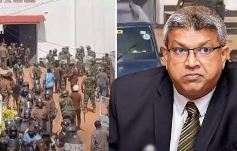 சிறைச்சாலையில் துப்பாக்கிச் சூடு நடத்தும் உத்தரவு யாரிடம்? அமைச்சரின் பதில் தெரியாது!